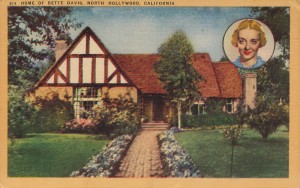Home of Bette Davis, North Hollywood, California.